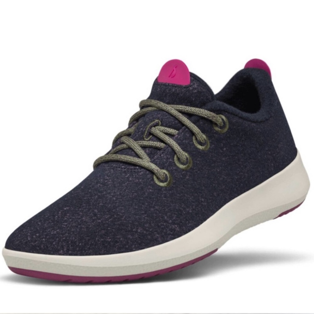 Allbirds Men's Wool Runner Nebula Purple Green Lace Water Repellent size 10